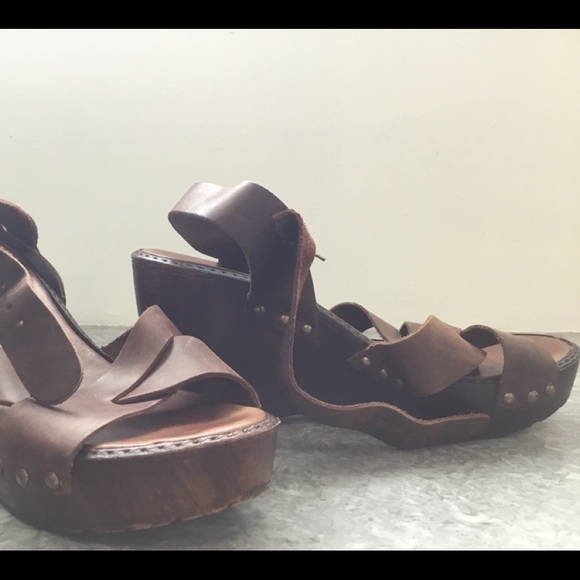 Leather wedges - Picture 2 of 4